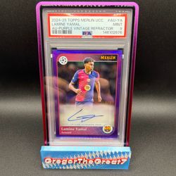 Merlin Purple Messi And Yamal PSA 9