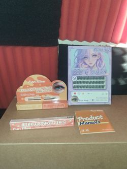 Fun Mee beauty eyelash extension kit containing flash glue, Tweezer