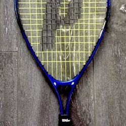 *Prince Tennis Ball Racquet / Racket Blue Black Extender Rad 8 Hit For Lines EUC