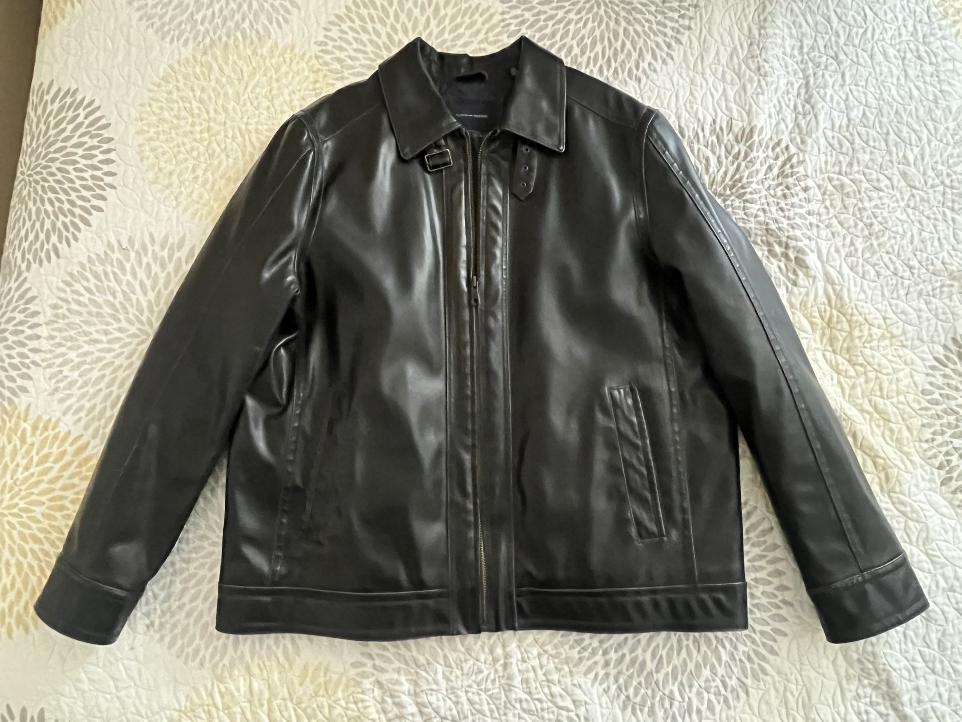 Tommy Hilfiger Leather Jacket XXL