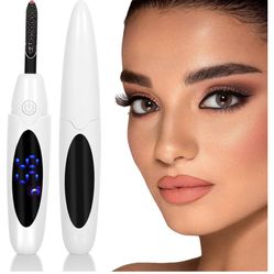 Brand: shenlanbolt Heated Eyelash Curler for Women, Electric Lash Curler with 10s Fast Heating, 4 Adjustable Temp (65°C-95°C), 24H Curl, USB-C Recharg