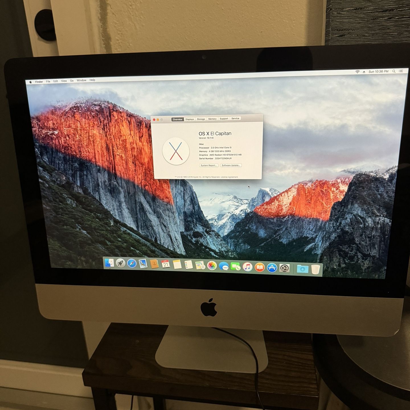 Apple iMac Desktop Computer Core i5 & 500gb 