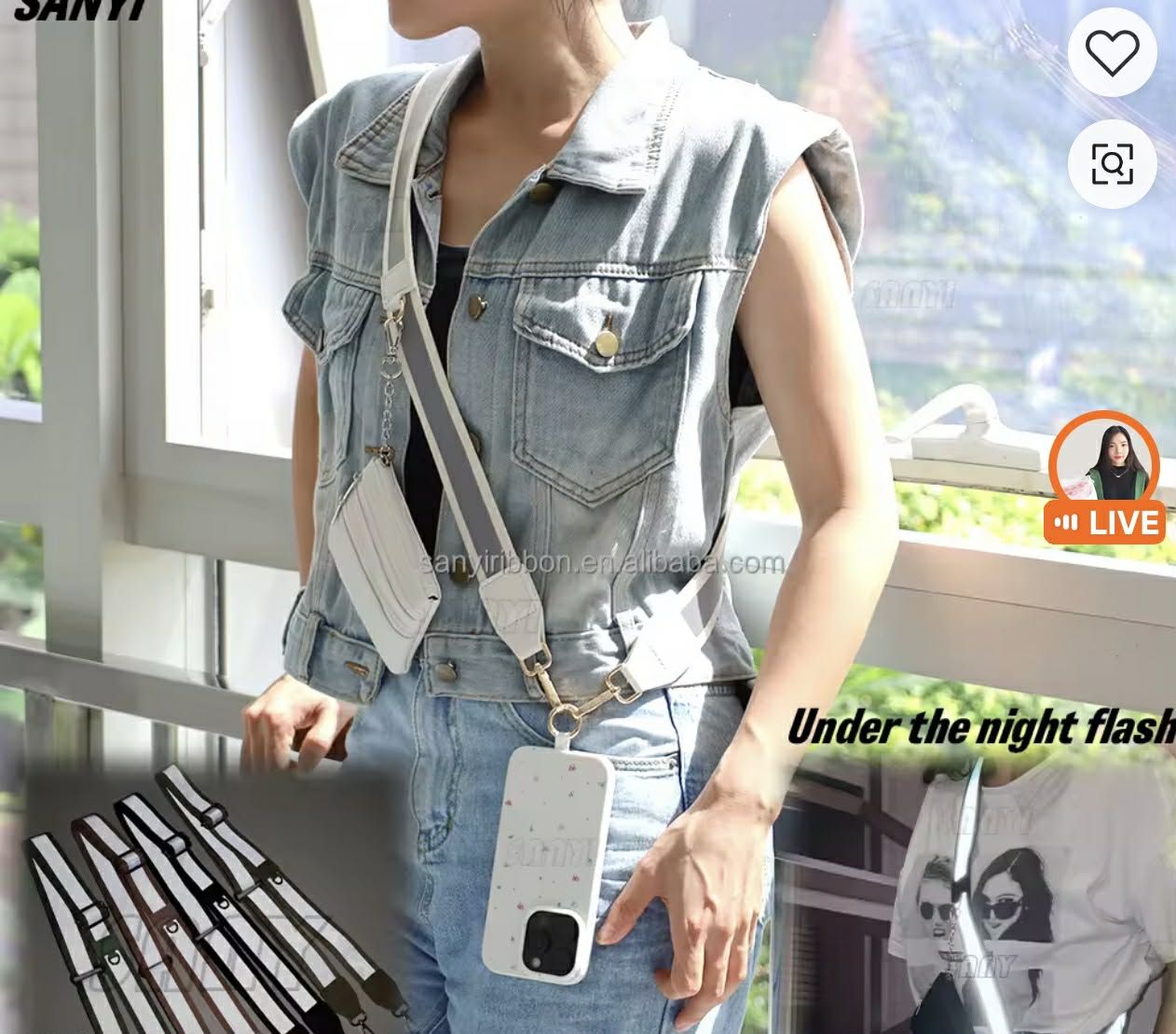 Cellphone strap holder with mini purse 👀Read Below ✅️ AVAILABLE