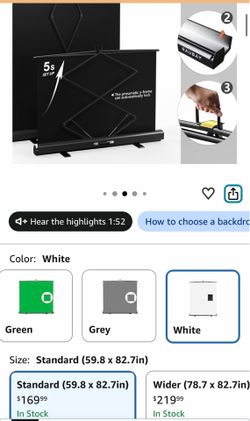White Projector screen
