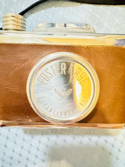 Foster & Rye Snapshot Flask 11oz Camera Shaped Stainless Steel Hip Flask w/ Stra
