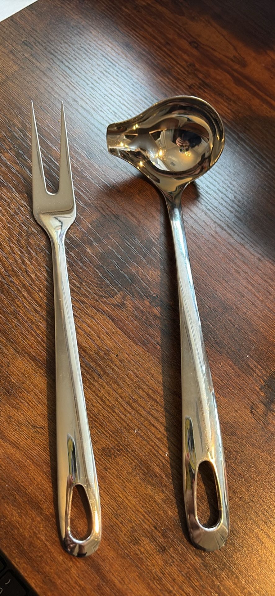 Vintage Cooks Club Ladle and Serving Fork