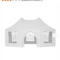 Zeus & Ruta 20 ft. x 15 ft. Heavy Duty Party Tents Wedding Tents Carports for Outdoor (1)