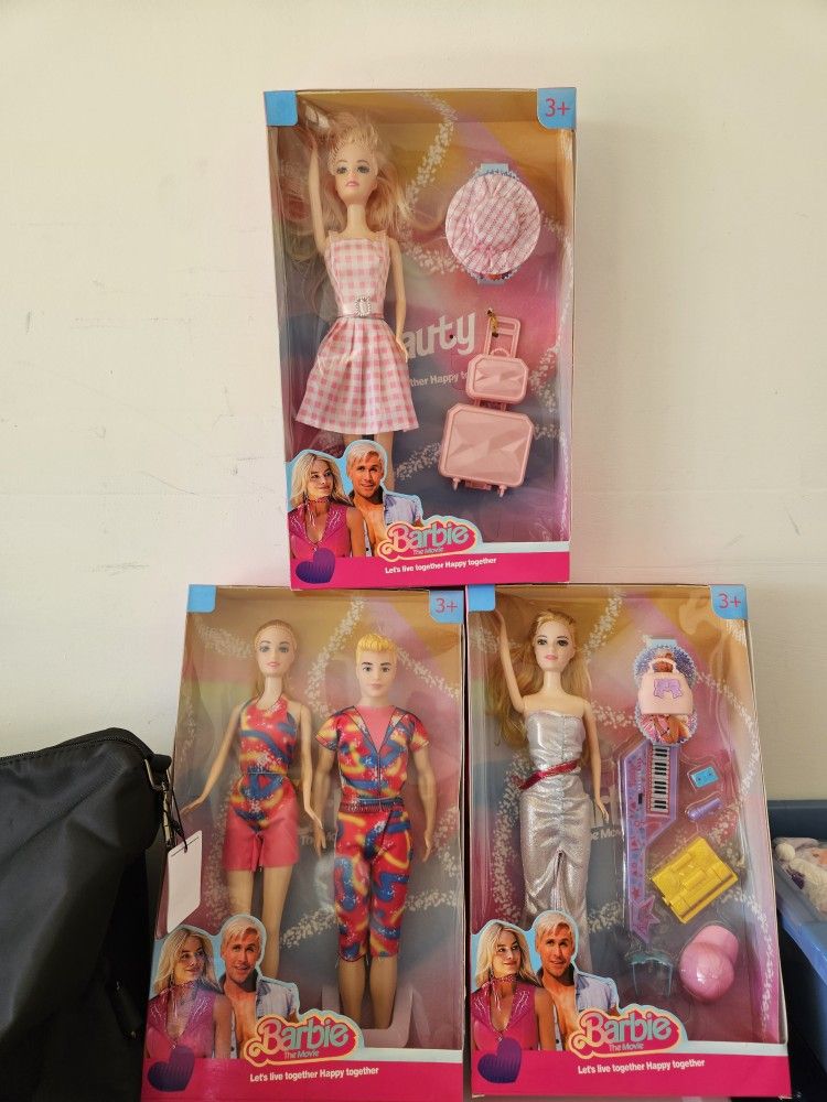 New Barbies $12