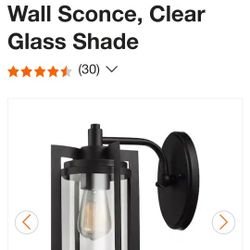 3 / Brand New Glove Black Outdoor  Lamps $59 Each Or All 3 For $160 Each Retail For $99 At Store