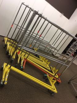 Rolling Z Racks Double Bar for Sale in Orlando FL OfferUp