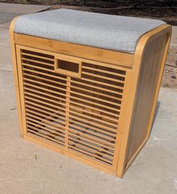 Bamboo Storage / Dressing Bench / Vanity Seat