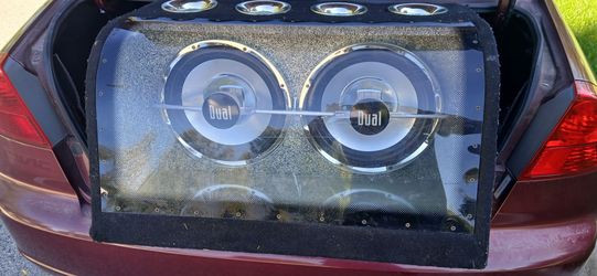 Dual subwoofers 12 inch