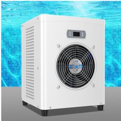 Electric Pool Heater for Above Ground Pools, Inground Pools, Max 15609 BTU/hr Up to 5000gallons Swimming Pool Heat Pumps, 5.6 COP 110V-120V/60Hz Fits 