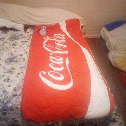1970-80s Vintage Coca-Cola Sleeping Bag