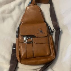 Cross Body Leather Bag