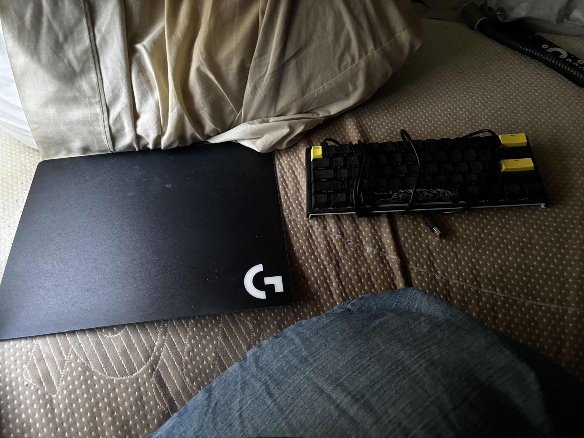 Ducky One 2 Limited Edition Keyboard And Logitech Mousepad.