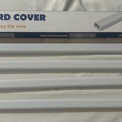 Wire Covers for 2 Cords, 68in (4X M17in) Wire Hider on Wall Mounted, White Cord Cover Kit, Cable Cover Cable Concealer for Extension Cord, Ethernet Ca