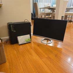Pc+monitor+keyboard+mouse