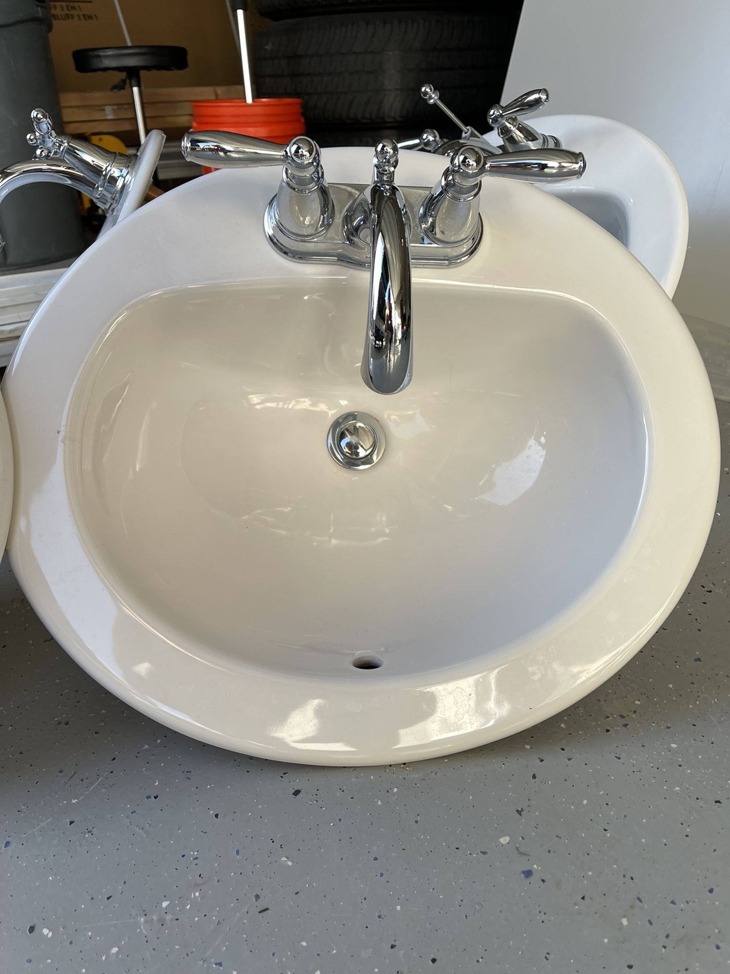Sink With Faucet