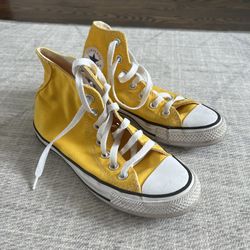 Converse Chuck Taylor All-Star Women’s Yellow Casual Skate Sneaker Shoes