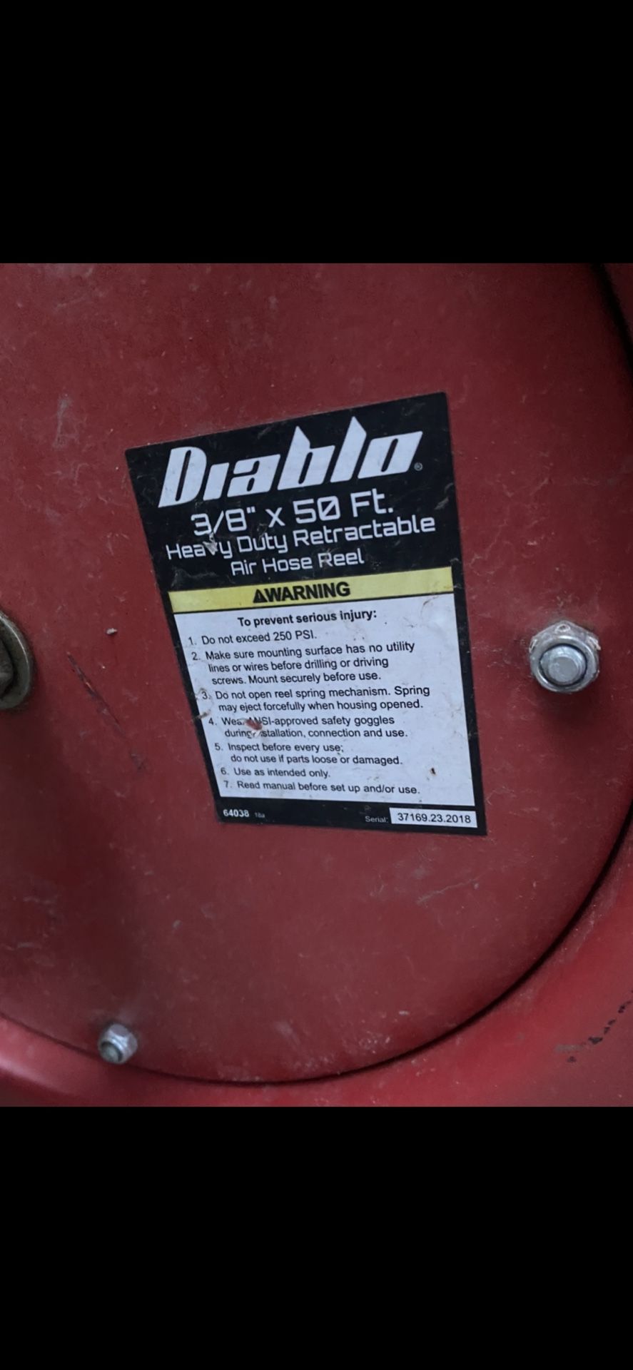 Diablo 50 Ft Air Hose Reel Deals www.oceanproperty.co.th