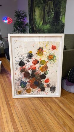 Modern Abstract Wall Art – Large Framed Original Style Piece