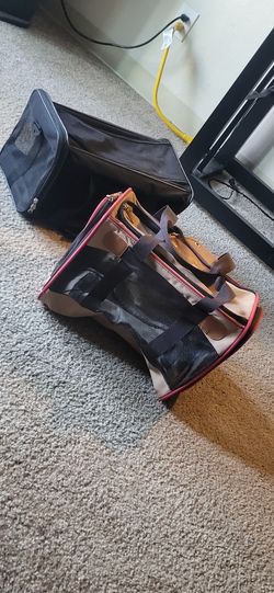 Two Small Animal Carrier