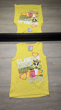 New Y2K 2000s Kids / Toddlers Glamour Queen Shop Frog Sleeveless Shirt