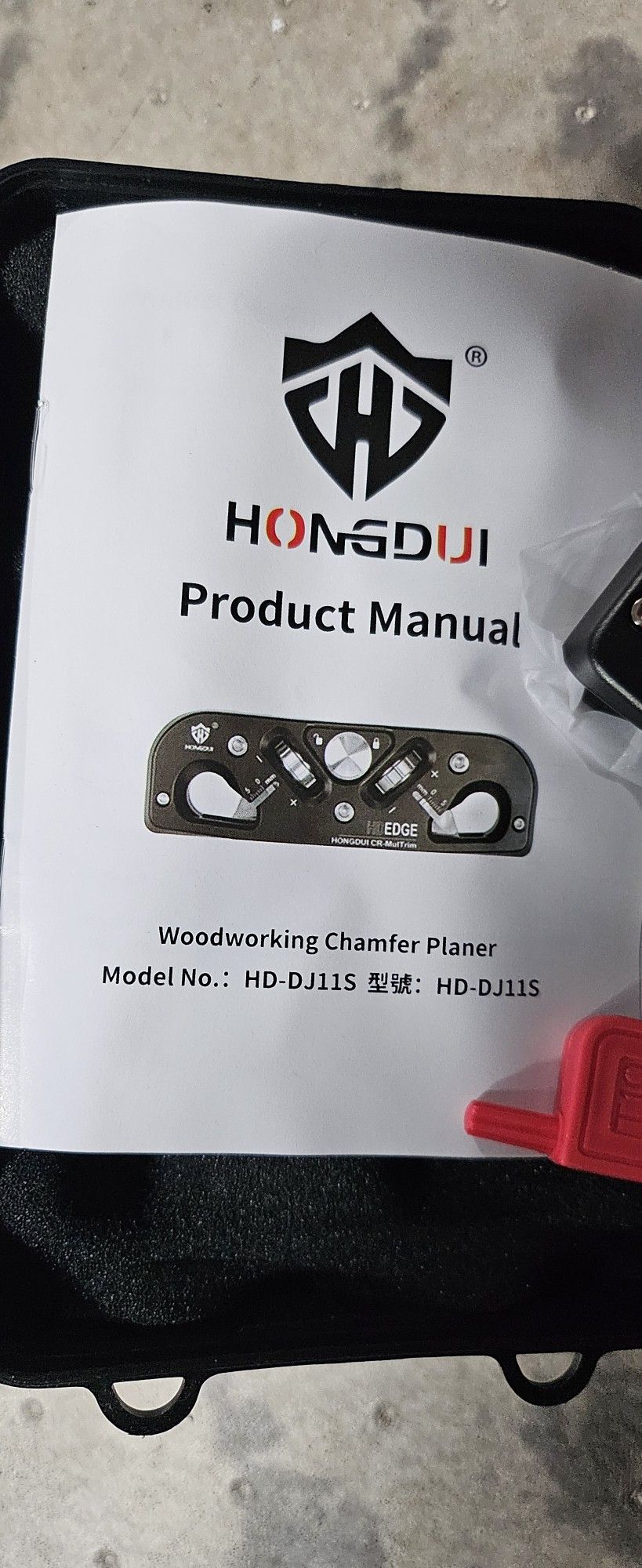 Chamfer Plane Edge Plane Corner Plane Quick Edge Trimmer Chamfering Tool with 3 Carbide Insert for Woodworking