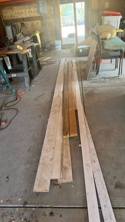 Baseboard molding 6 inch and 4 inch.