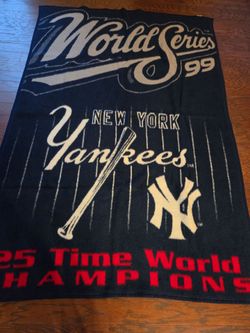 NY Yankees World Series 99 Blanket
