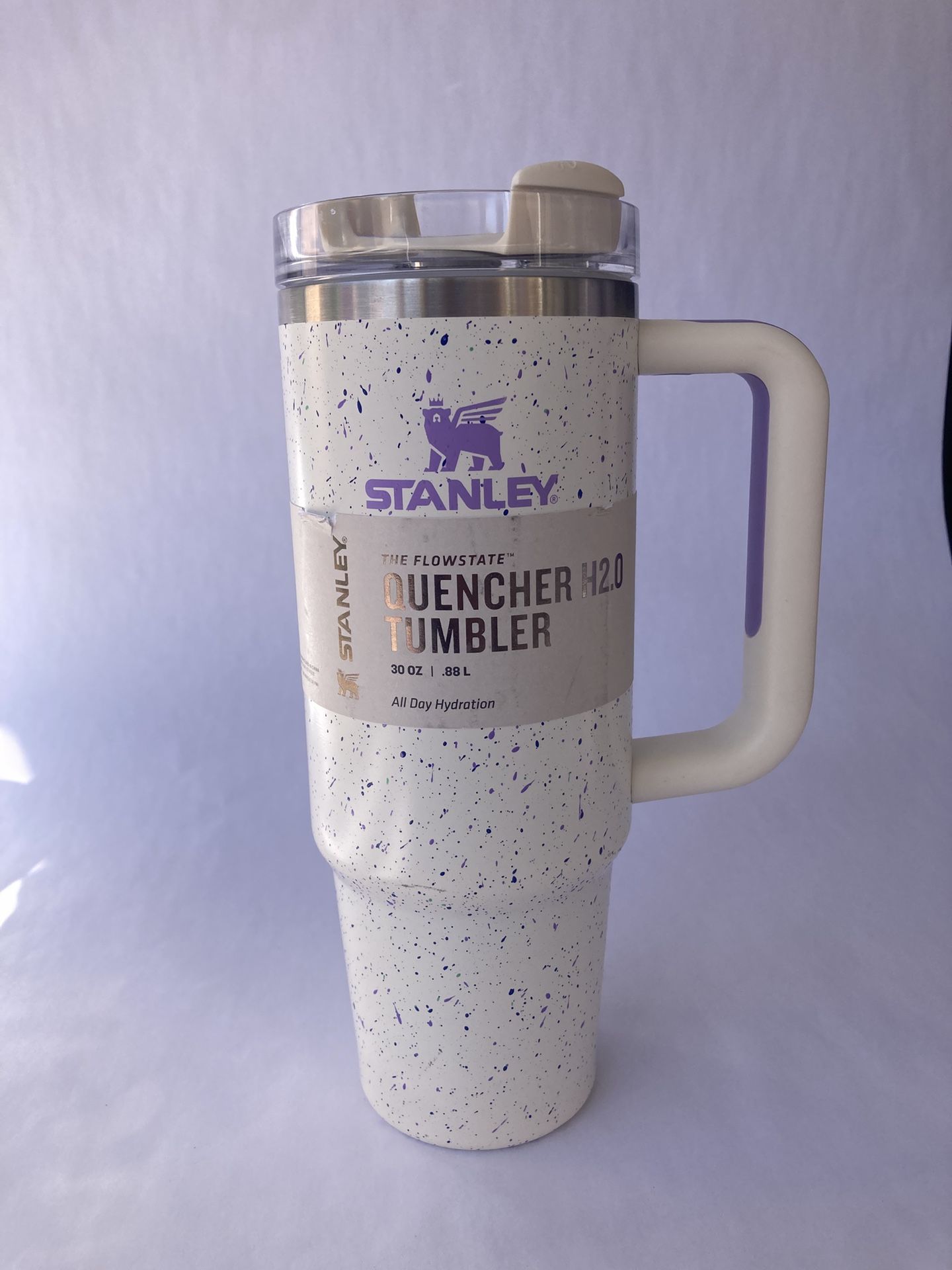 Stanley 30 oz. Flowstate Quencher H2.0 Cream Speckled Splatter Paint *NEW*