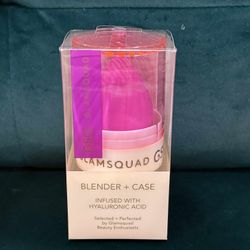 Brand New Glamsquad Beauty Blender Sponge W Case 