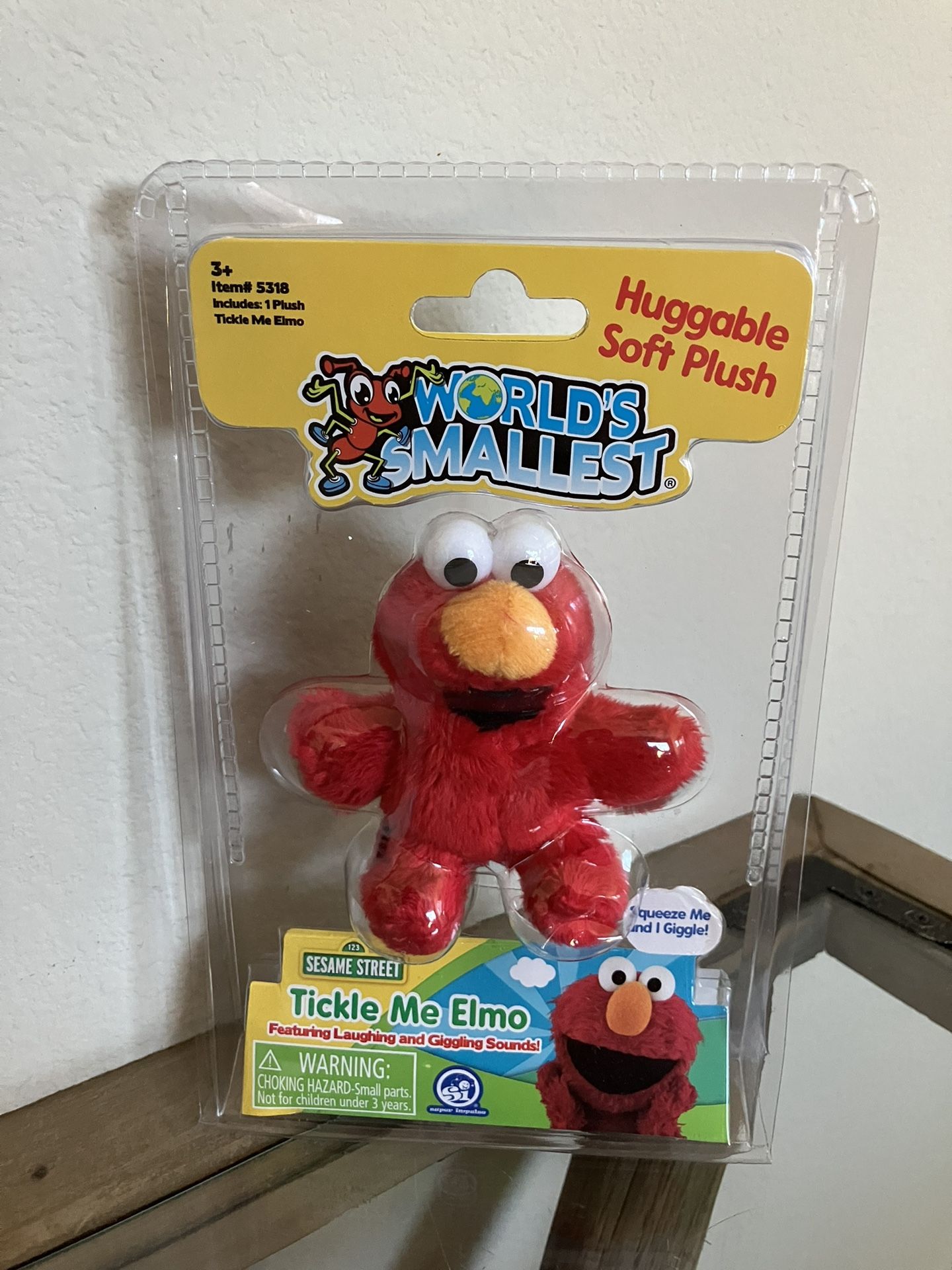 World’s Smallest Tickle Me Elmo