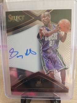 Bucks  Gary Payton  Certified  Autograph  Card