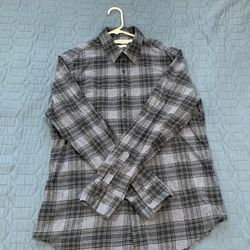 Navy Blue Calvin Klein Flannel