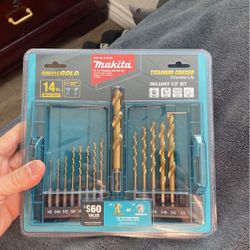 makita drill bits for impact 1/4 