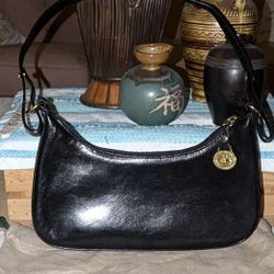 Vintage Brahmin Crescent Shoulder Bag