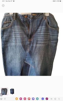 Time & Tru Denim Skirt Size 12