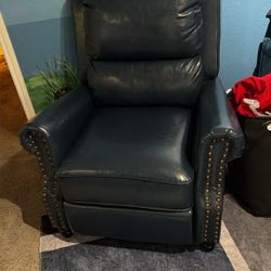 Navy Blue Recliner