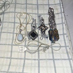 5 Pendents Necklace.