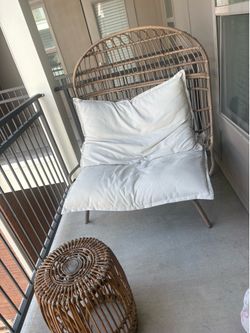 Patio furniture with ottoman