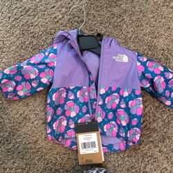 Baby Girl North Face Jacket 0/3 Months