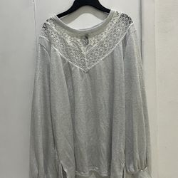 White Long Sleeved Shirt