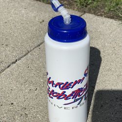 Harlem Globetrotter 75th Anniversary Water Bottle From Game 