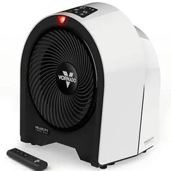 Vornado Velocity Tuned Heat Portable Heater, Remote, 2 Heat Settings, Safety