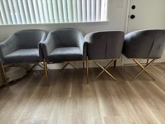 Meridian Velvet Chairs