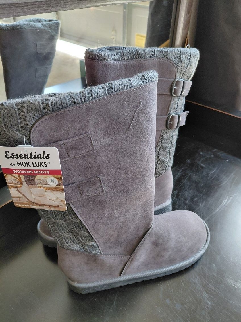 Grey Women Boots