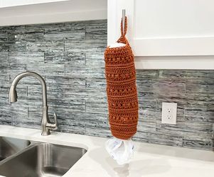 Crocheted Grocery Bag Holders