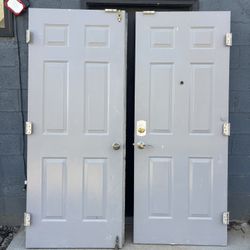 Solid Front Or Back Door. 